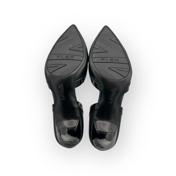 LifeStride Womens Saldana Pointed Toe Stiletto D'Orsay Pumps Heel Black Size 8.5 - Picture 11 of 11